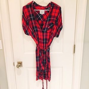 Flannel dress